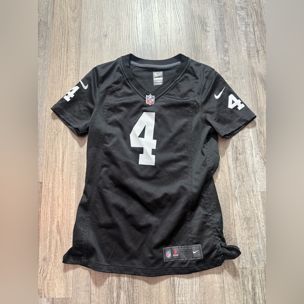 Nike Elite Derek Carr Oakland Raiders Authentic On Field jersey